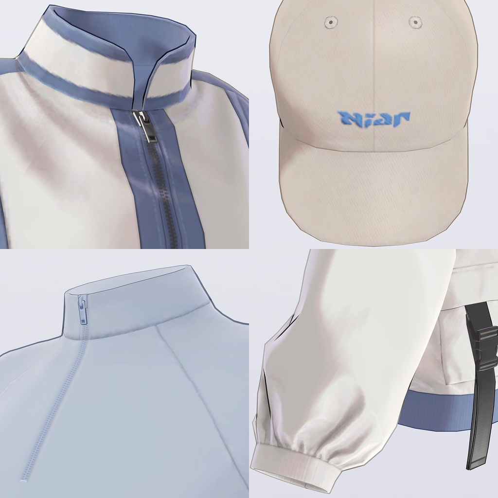 【VRC対応3D服飾モデル】 Niar -Virtual Edition 2022- ver.1.03