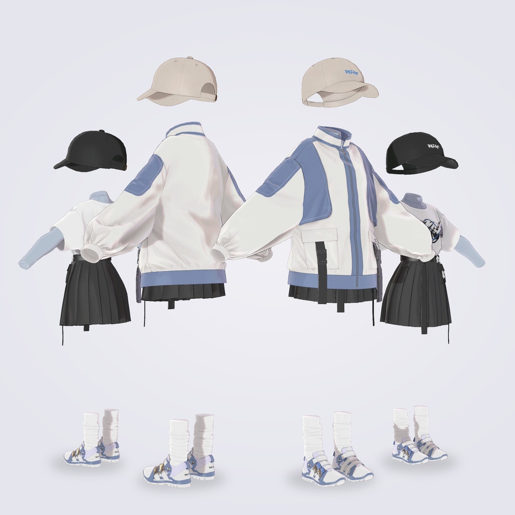 【VRC対応3D服飾モデル】 Niar -Virtual Edition 2022- ver.1.03