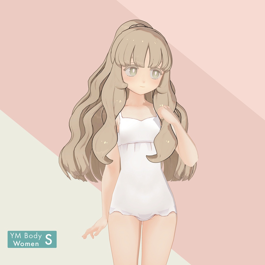 【VRC / VRM 対応3Dモデル】茉弥 ver1.04