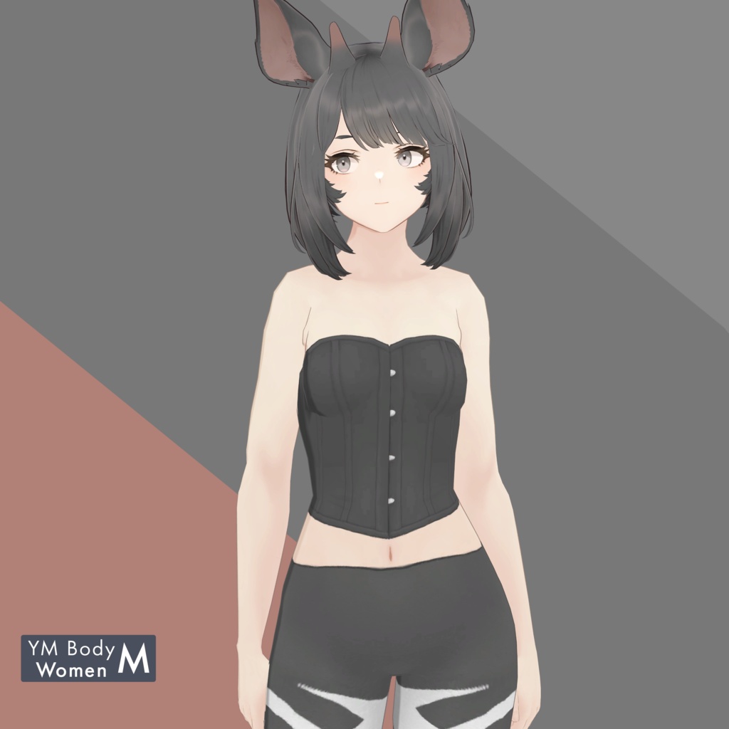 【VRC / VRM 対応3Dモデル】fille ange ver1.04