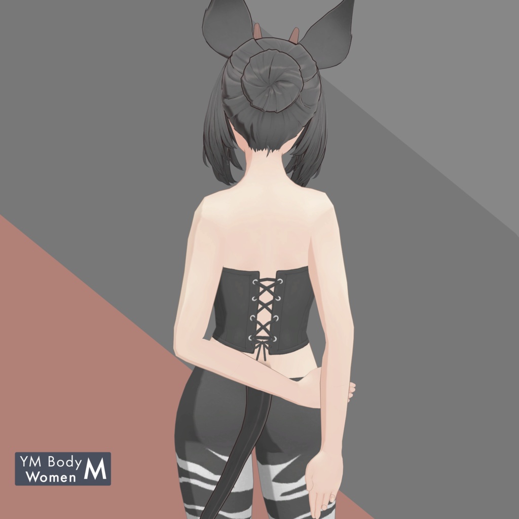 【VRC / VRM 対応3Dモデル】fille ange ver1.04