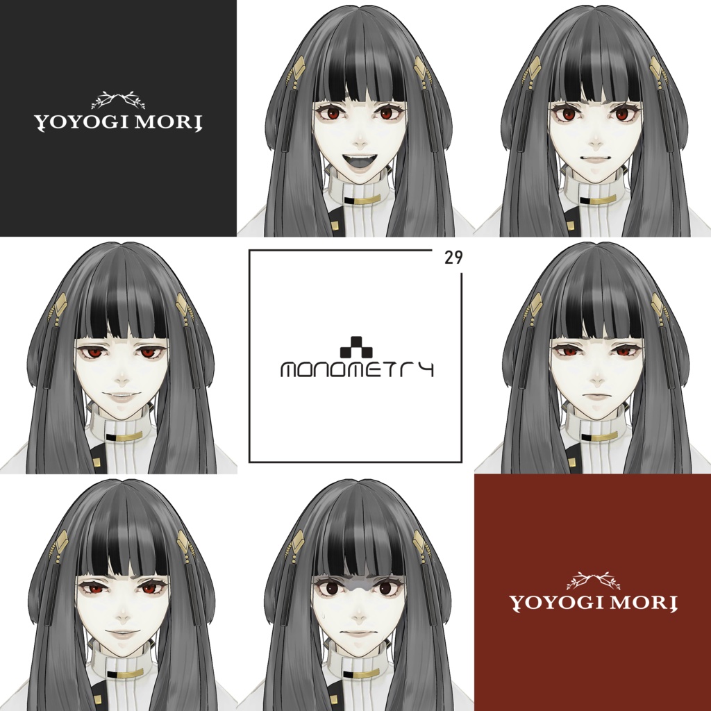 【VRC / VRM 対応3Dモデル】Noaris ver1.03