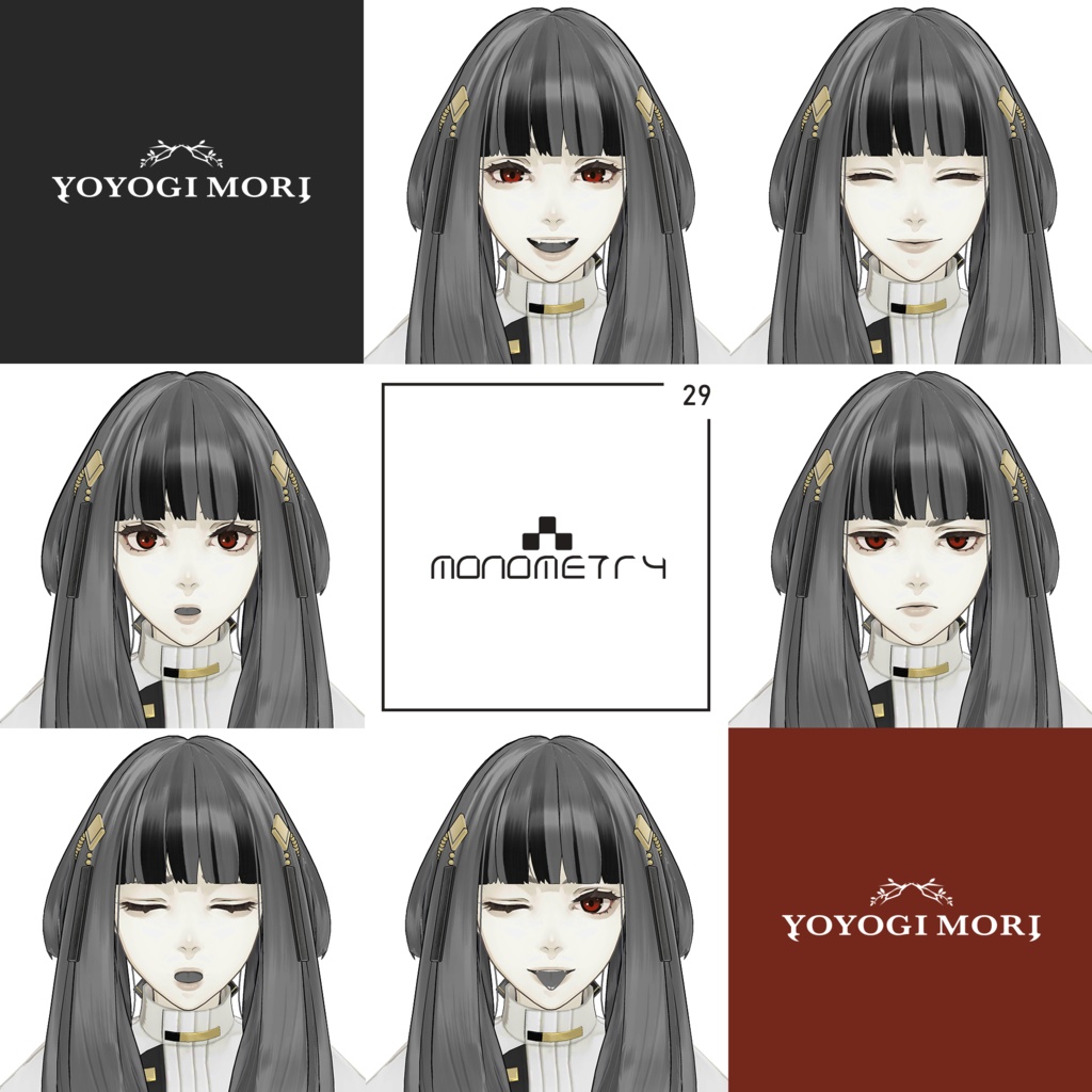 【VRC / VRM 対応3Dモデル】Noaris ver1.03