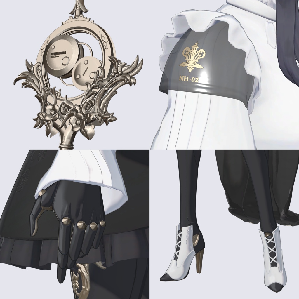 【VRC / VRM 対応3Dモデル】NH-02- ver1.02