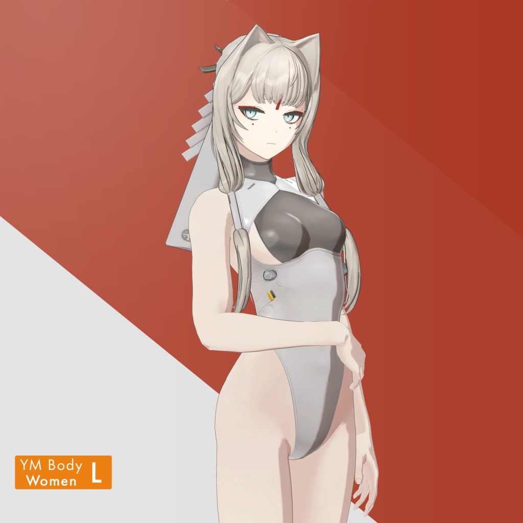 【VRC 対応3Dモデル】KAGURA ver1.01