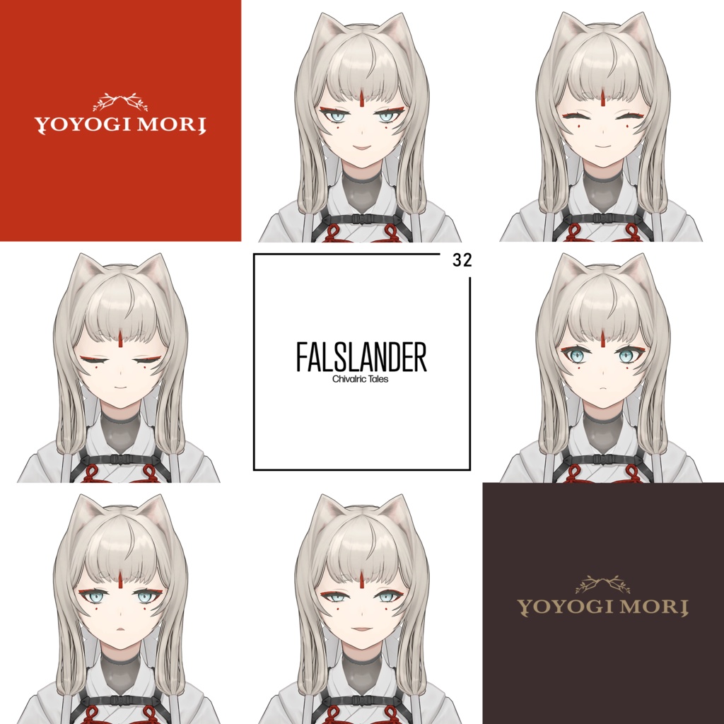 【VRC 対応3Dモデル】KAGURA ver1.02