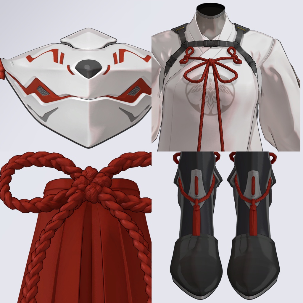 【VRC 対応3Dモデル】KAGURA ver1.01