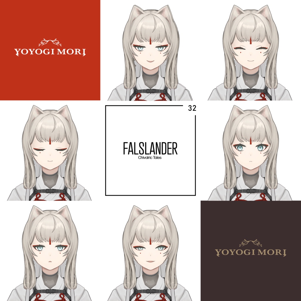 【VRC 対応3Dモデル】KAGURA ver1.01