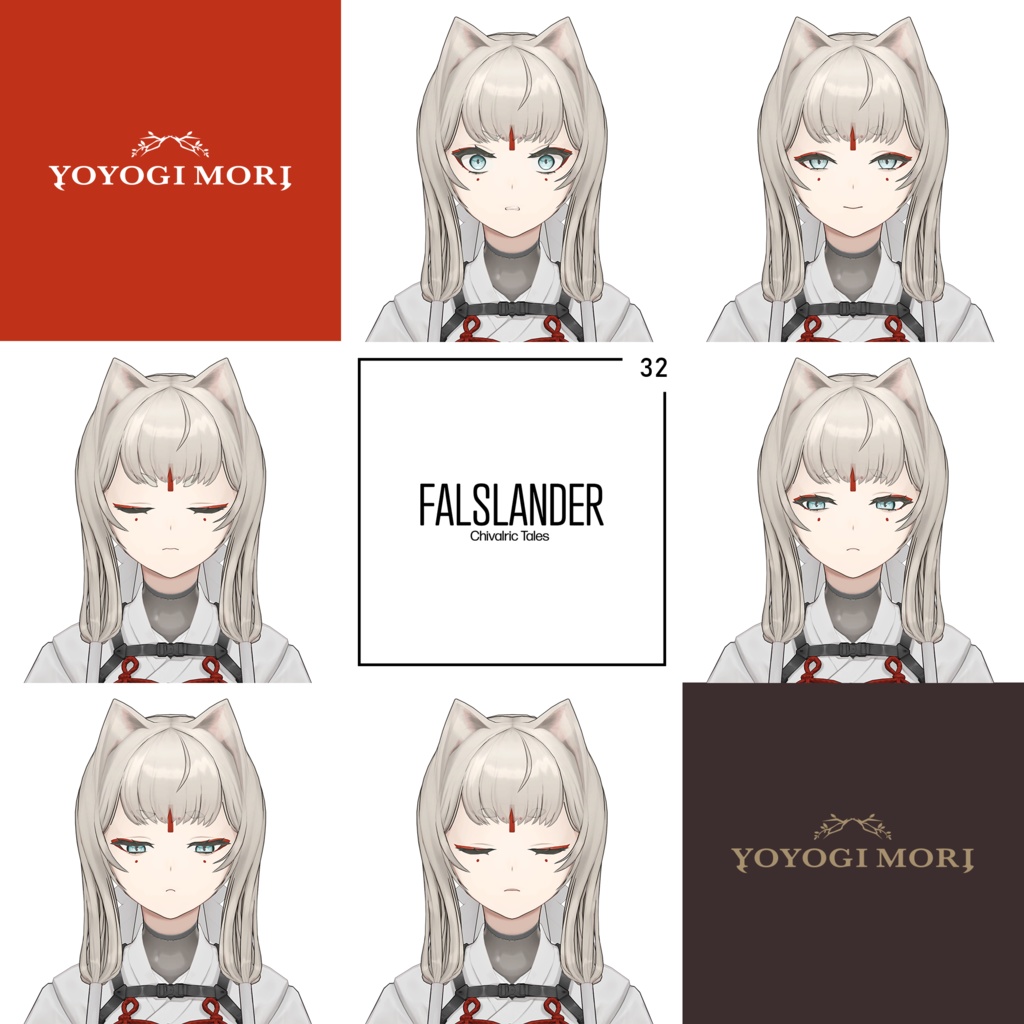 【VRC 対応3Dモデル】KAGURA ver1.01