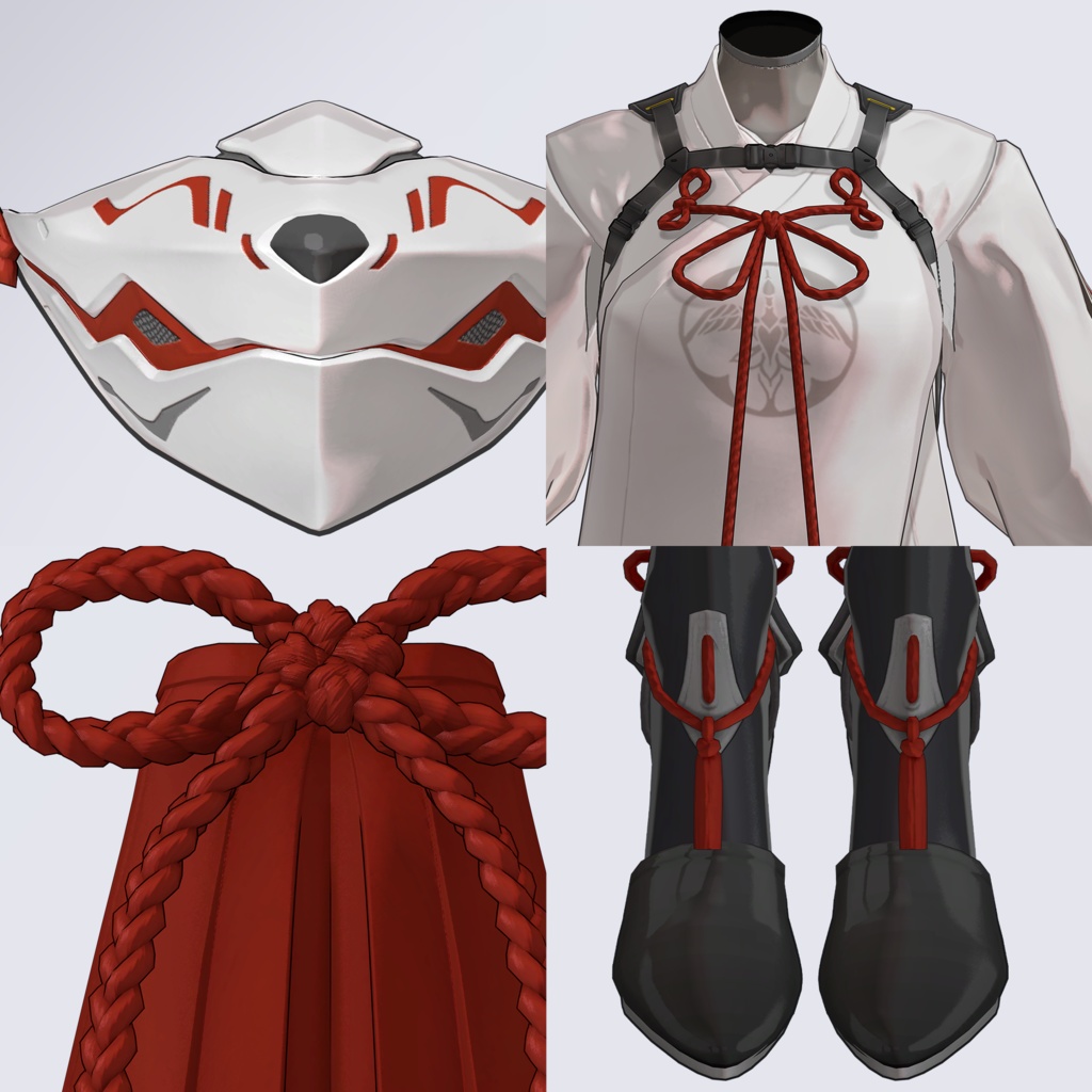 【VRC 対応3Dモデル】KAGURA ver1.02