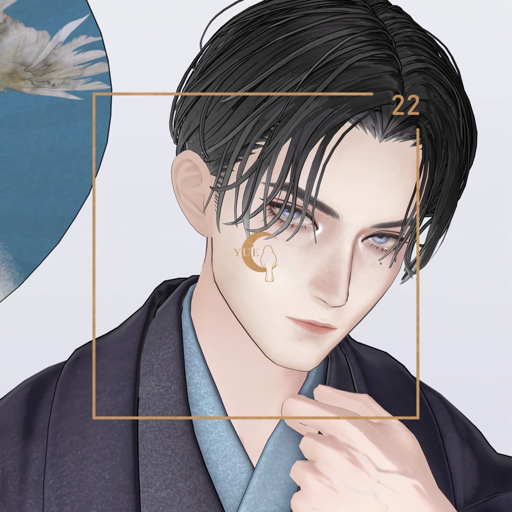 【VRC 対応3Dモデル】夜嗣 ver1.00