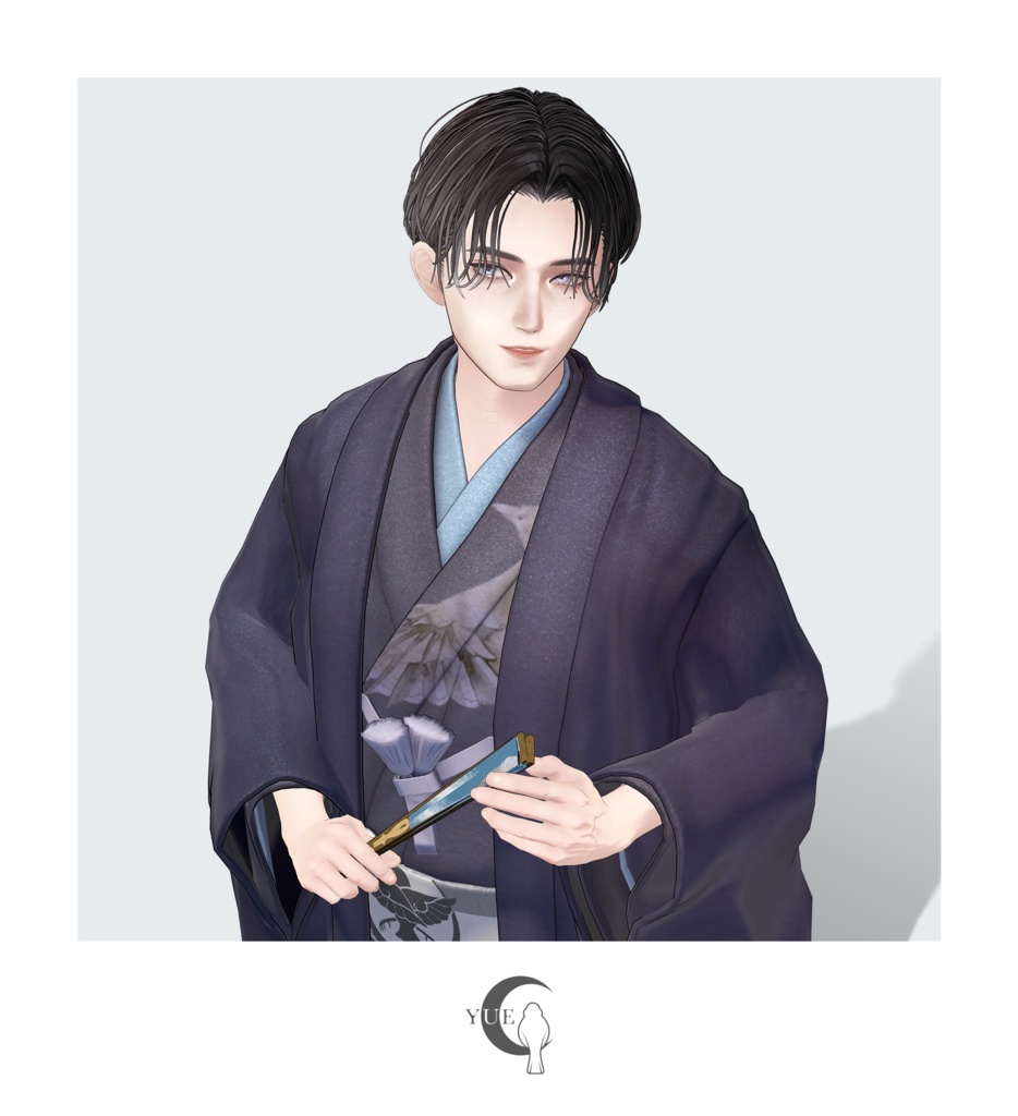 【VRC 対応3Dモデル】夜嗣 ver1.00