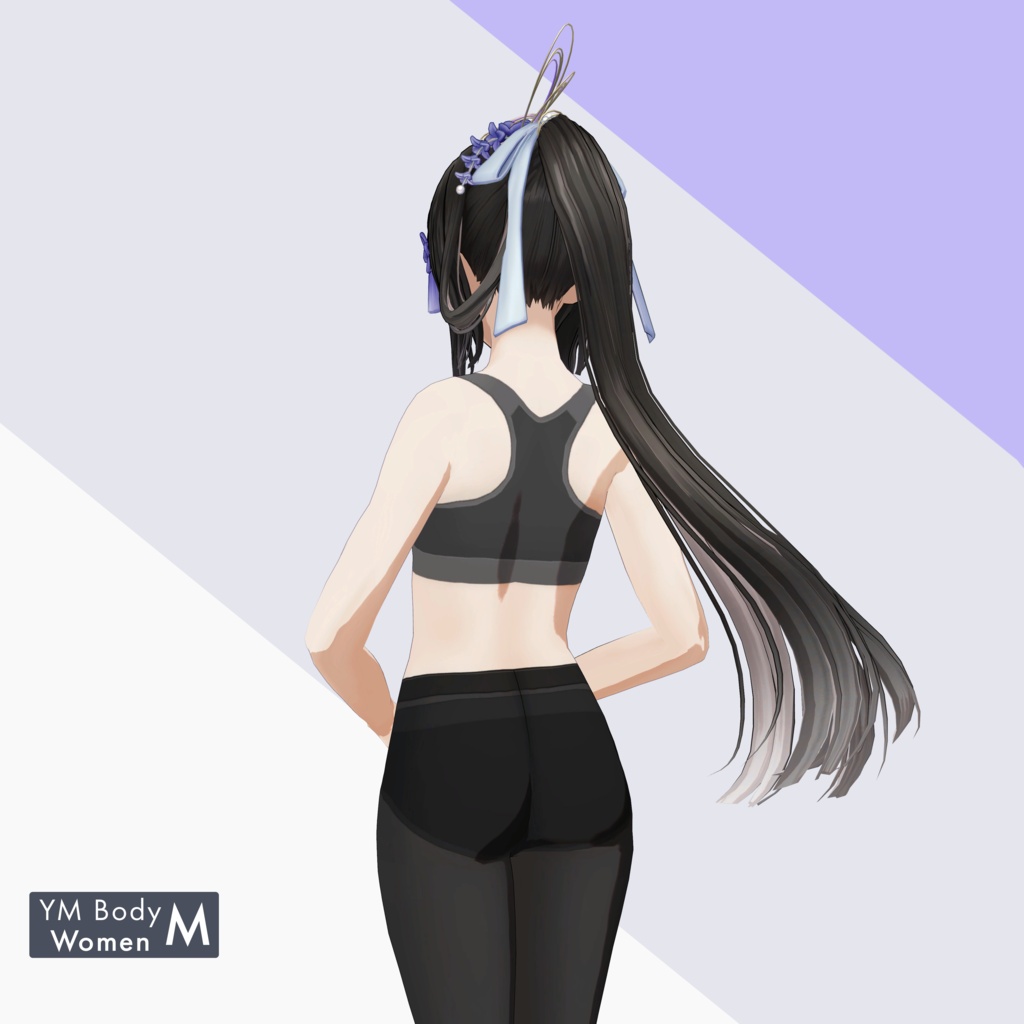 【VRC 対応3Dモデル】宵月 ver1.00