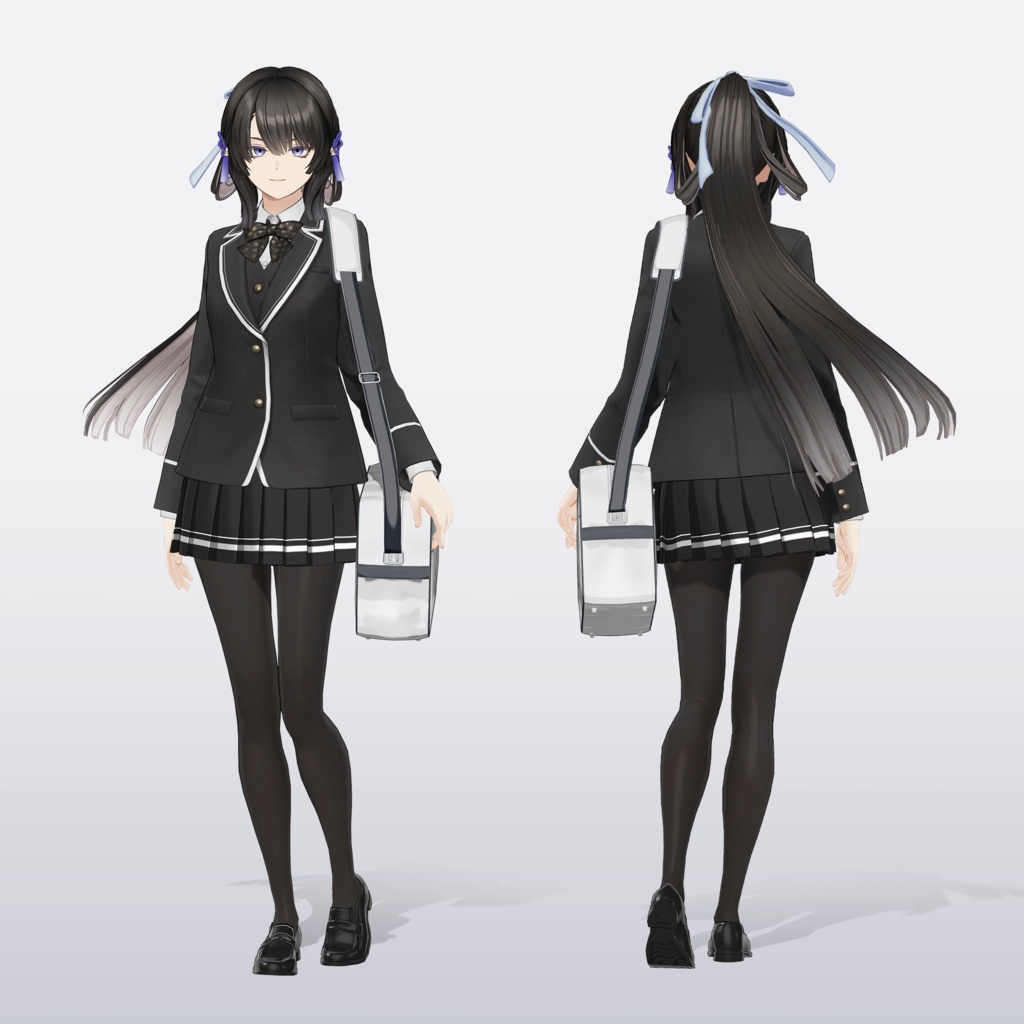 【VRC 対応3Dモデル】宵月 ver1.00