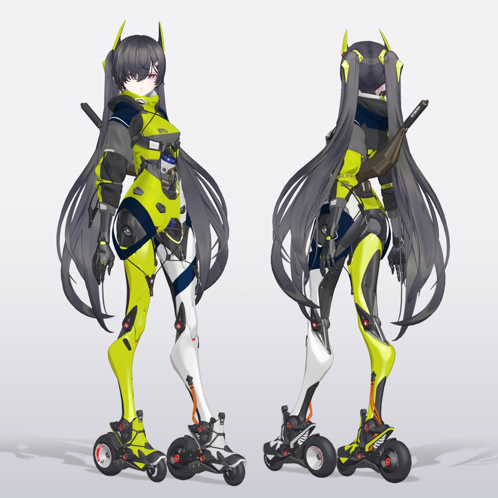 【VRC 対応3Dモデル】CZR100_TARMAC ASSAULT ver1.00