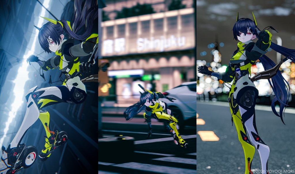 【VRC 対応3Dモデル】CZR100_TARMAC ASSAULT ver1.00