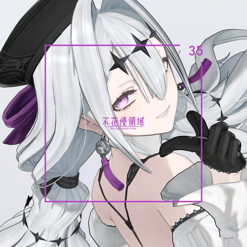 【VRC 対応3Dモデル】㤅花 ver1.00