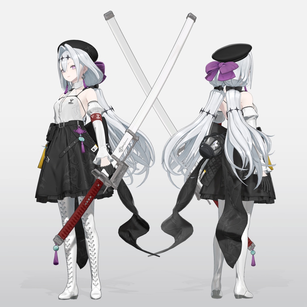 【VRC 対応3Dモデル】㤅花 ver1.00