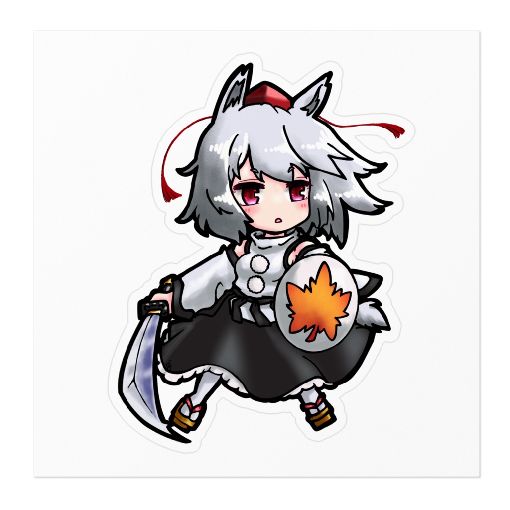 犬走椛ステッカー