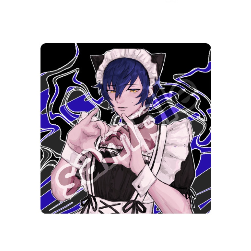 ネコメイドさんシール