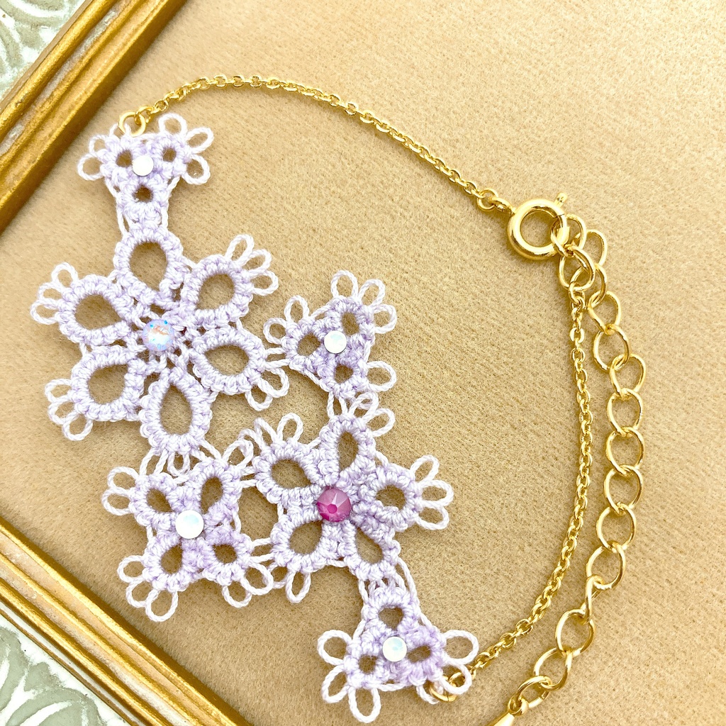 【数量限定】フラワーレースのブレスレット【限定カラー】