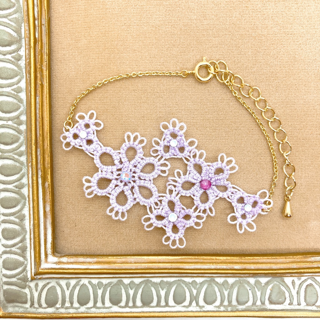 【数量限定】フラワーレースのブレスレット【限定カラー】