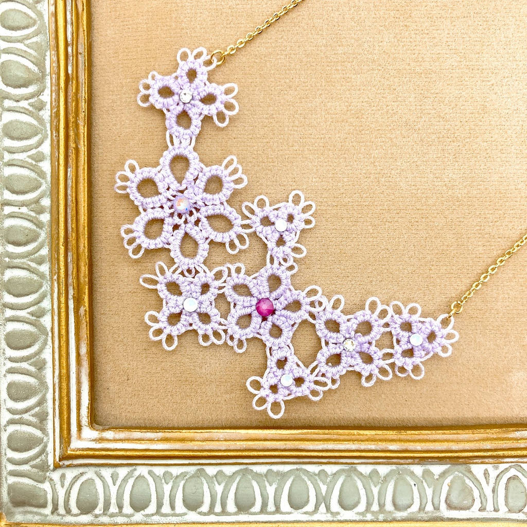 【数量限定】フラワーレースのネックレス【限定カラー】