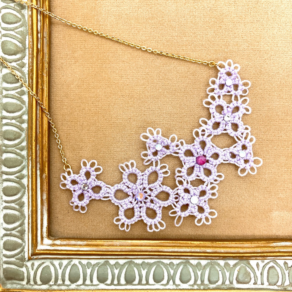 【数量限定】フラワーレースのネックレス【限定カラー】