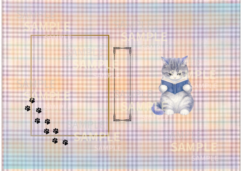 A4 ブックカバー 猫 9種