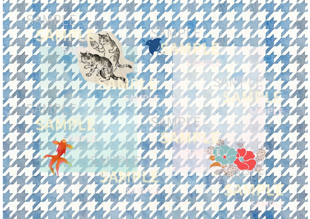 A4 ブックカバー 猫 9種