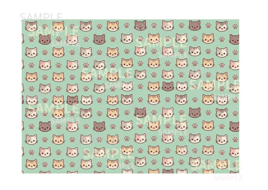 冬のデザインペーパーセット 21種