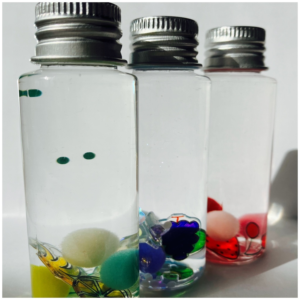 くだもの屋さんの ハーバリウム ✨ センサリーボトル ✨ 知育玩具 ✨