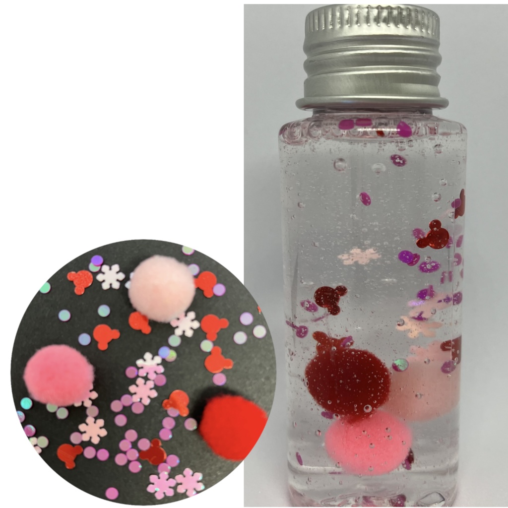 水族館の ハーバリウム ✨ センサリーボトル ✨ 知育玩具