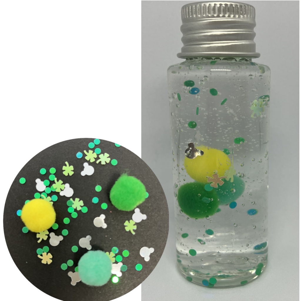 水族館の ハーバリウム ✨ センサリーボトル ✨ 知育玩具