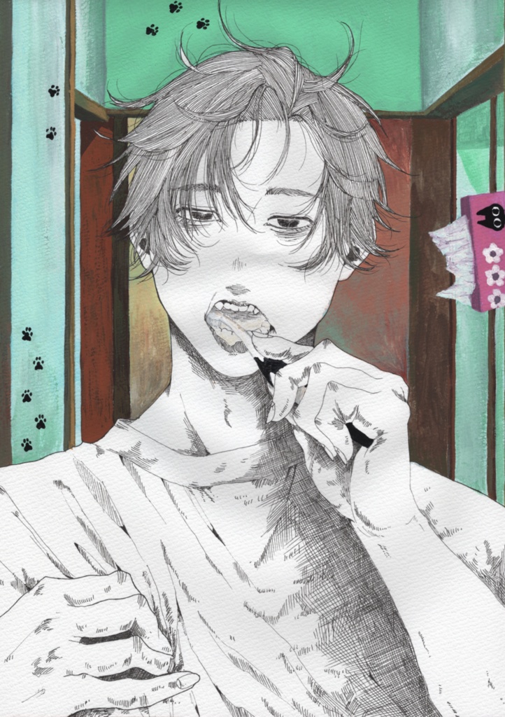 原画一点限りオリジナルイラスト