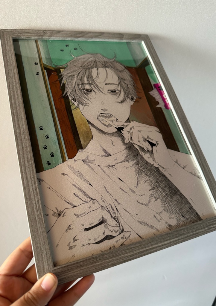 原画一点限りオリジナルイラスト