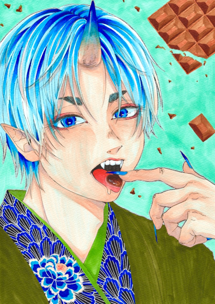 一点限りオリジナルイラスト