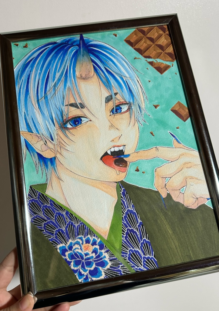 一点限りオリジナルイラスト