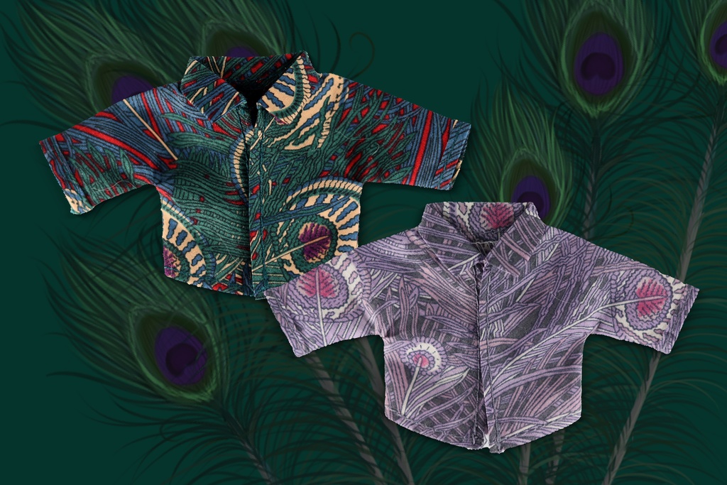 ピーコック柄シャツ（再販予定有）