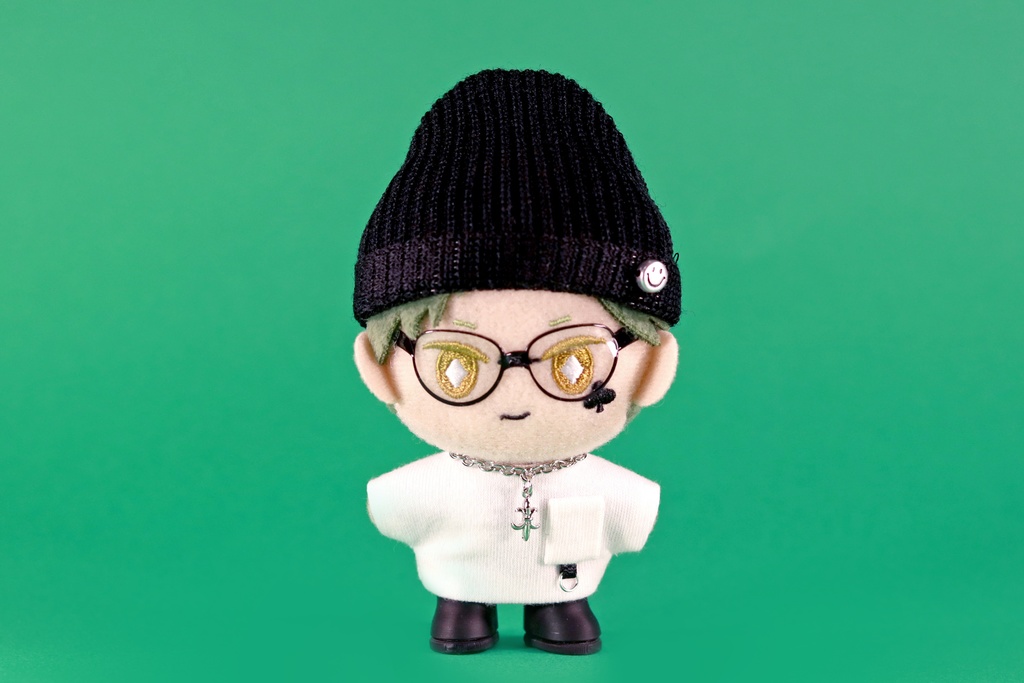 【10cmマスコットぬい】ポケット付きカットソー