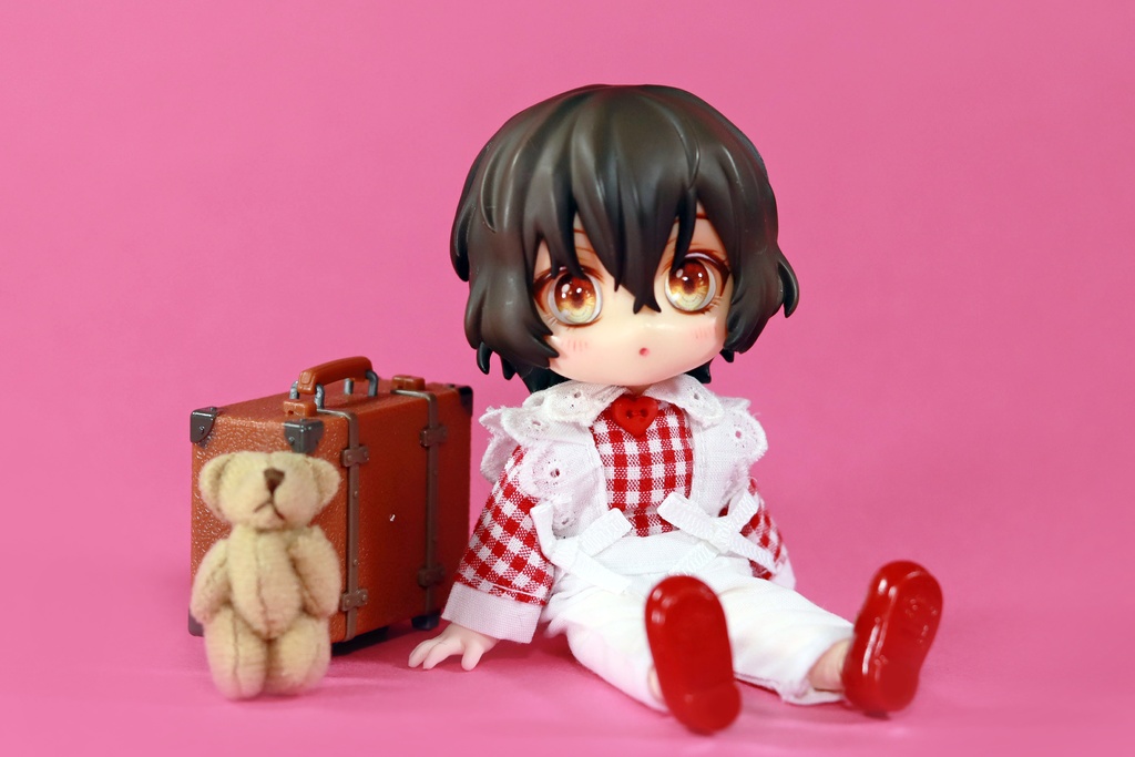 フリル襟シャツ