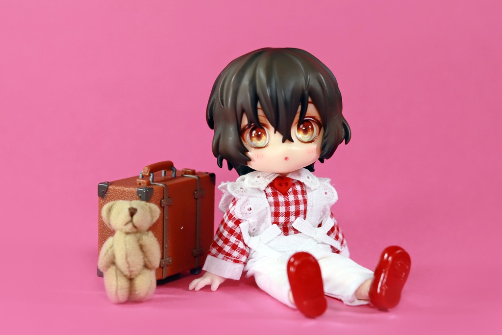 フリル袖サロペット(全3色)