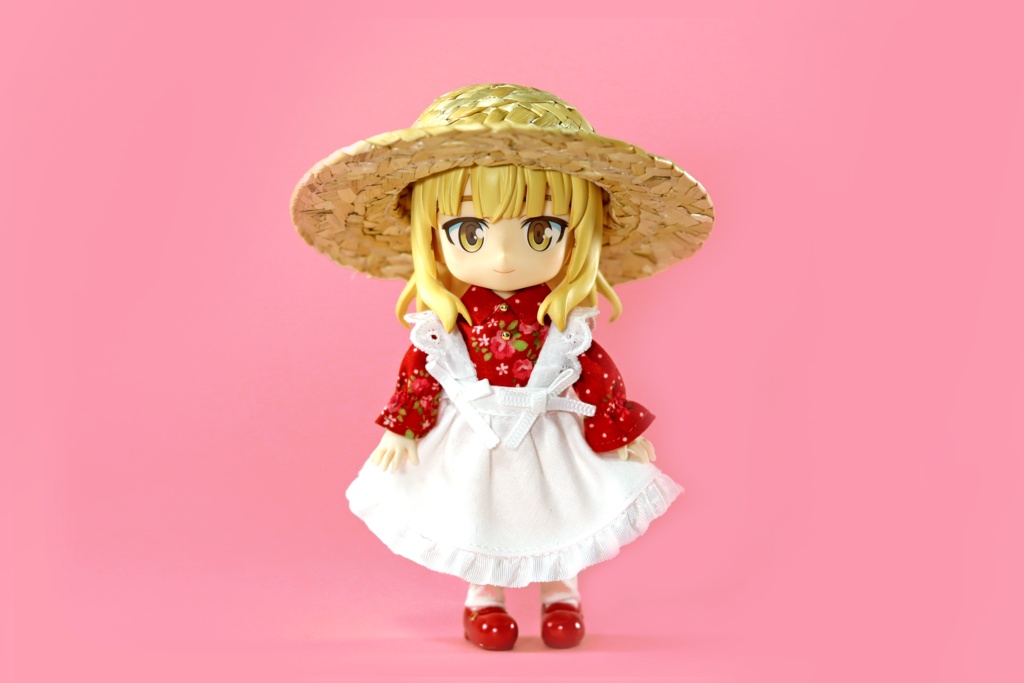 ドット花柄フリル袖シャツ(全3色)