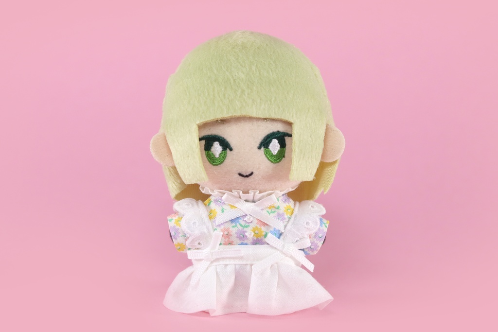 【10cmマスコットぬい】フリル袖スカート(全2色)