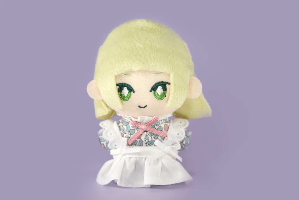 【10cmマスコットぬい】フリル袖スカート(全2色)