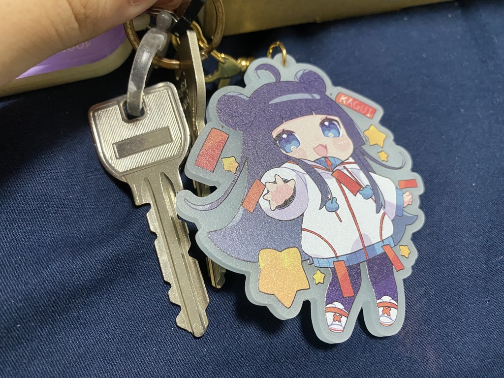 二次元羽田かぐいアクリルキーホルダー