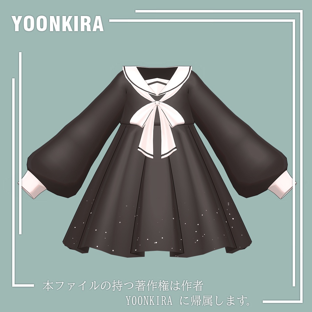 【VRC想定】GF_Dress_for_Kipfel