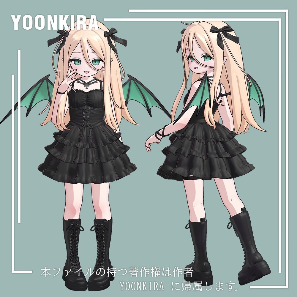 【VRC想定】F-dress_for_7_Avatar