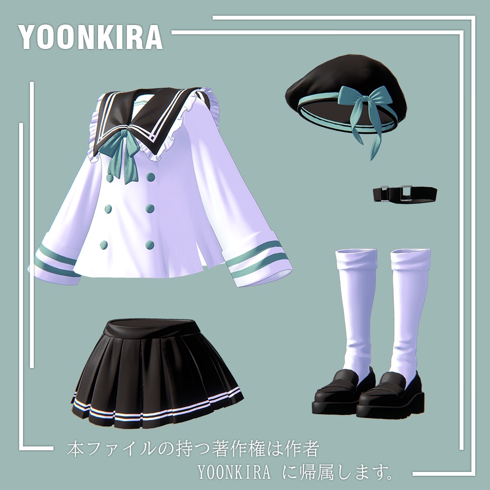 【VRC想定】Milky_Sailor__for_8_Avatar