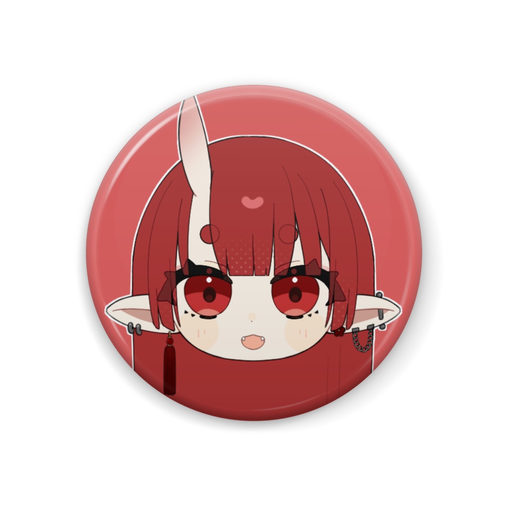 あかおにちゃん缶バッジ